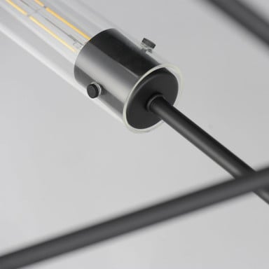 Maxim Lighting 26376CLNAB Equilibrium - LED Tubular Lamp Socket Detail