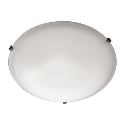 Maxim Lighting 2681MRWT Malaga 3 Light 16 Inch White Flush Mount Ceiling Light