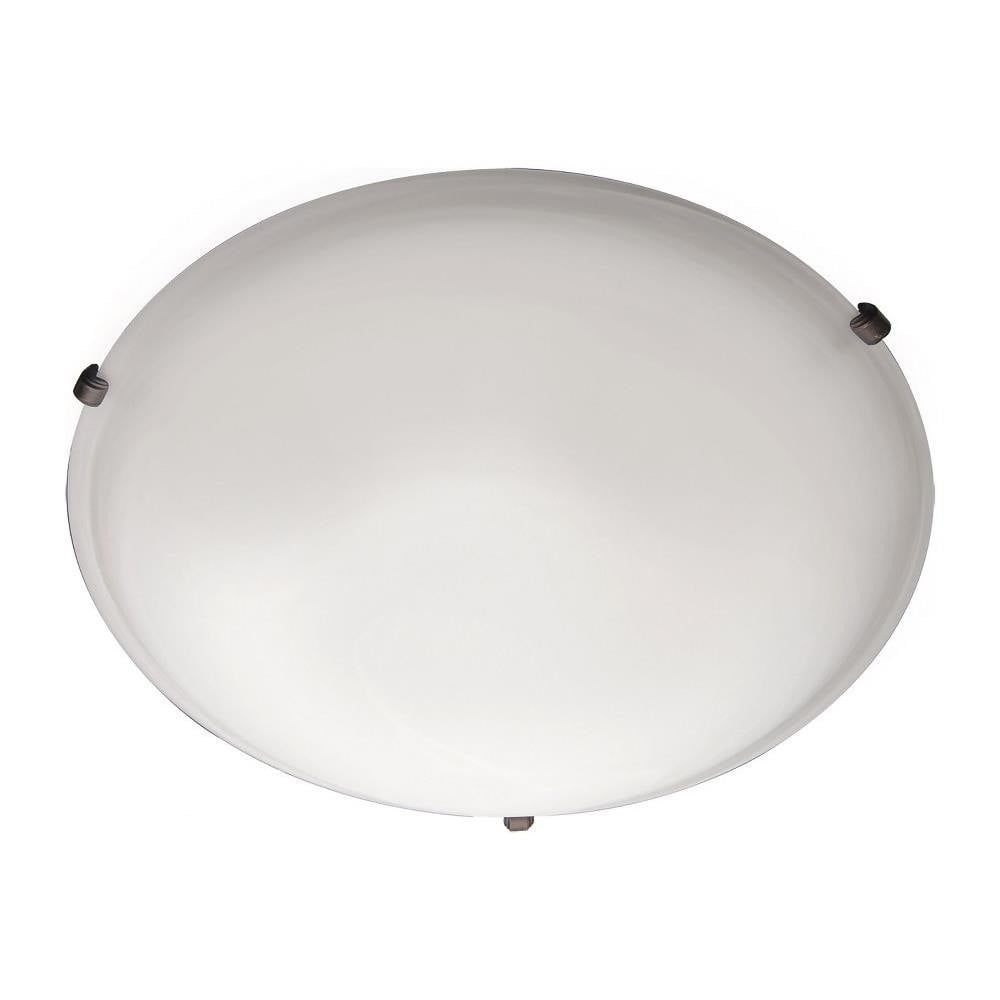 Maxim Lighting 2681MROI Malaga 3 Light 16 Inch Oil Rubbed Bronze Flush Mount Ceiling Light