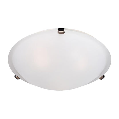 Maxim Lighting 2681MROI Malaga 3 Light Flush Mount in Oil Rubbed Bronze Side View