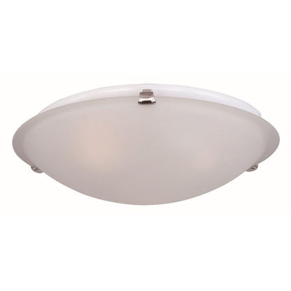 Maxim Lighting 2681MROI Malaga 3 Light Flush Mount in Satin Nickel Alternate View