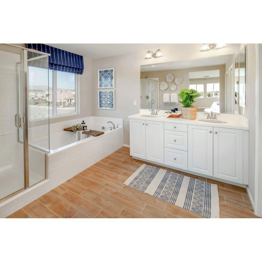 Maxim Lighting 2687FTSN Malaga Bath Vanity Wall Light Lifestyle Bathroom Photo