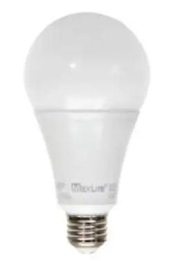 MaxLite 26A23ND27 26W LED A23 Bulb, E26, 3005 lm, 120V-277V, 2700K