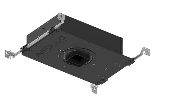 NORA Lighting NHAPIC-3S05L22755DP 3" Apollo Square IC Air-Tight Housing with Field Changeable Optics, 1500 Lumen, 120V, 0.5" to 0.875" Ceiling Thickness, Color Temperature 2700K, Beam Angle Flood (55°)