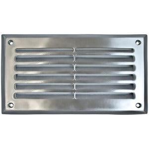 Dabmar Lighting DSL1000-L12-40K-SS304 G24 LED Cast Aluminium Louvred Step Light, Voltage 120V-277V, Wattage 12W, Color Temperature 40K, 304 Stainless Steel