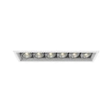 Eurofase Lighting TE166A-22  LED Recessed Light with Trims, Linear, 6-Light, PAR20, Wattage 200W, Voltage 120V, White/White