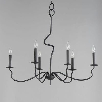 Maxim Lighting 27706BO Padrona Black Oxide Chandelier - Side View