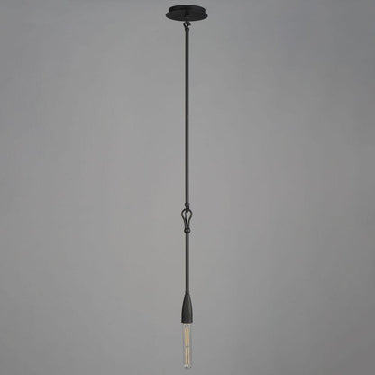 Maxim Lighting 27711AR Pioneer 1 Light Anthracite Mini Pendant Full View
