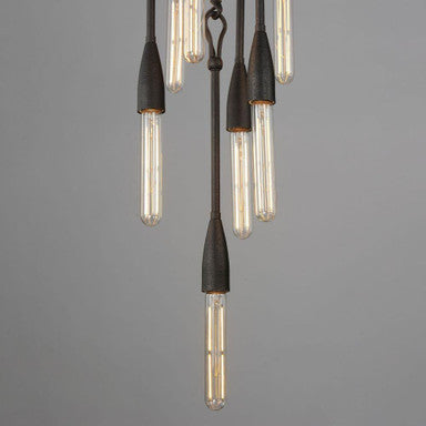 Maxim Lighting 27716AR Pioneer 7 Light Anthracite Pendant - Detail View