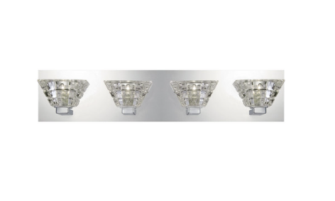 Eurofase Lighting 28032-014 Chrome Zilli 25" Vanity Light