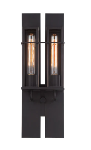 Eurofase Lighting 28054-016 Muller 2-lt 19" Tall Outdoor Wall Sconce