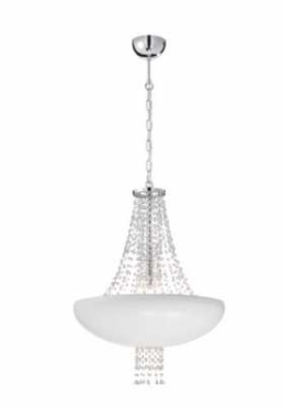 Eurofase Lighting 28108-023 Lopez 21" Ceiling 9-Light Pendant, Matte White Finish