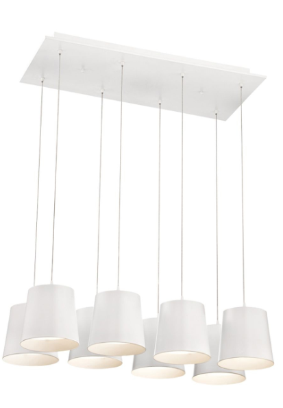 Eurofase Lighting 28163-015 Borto 27" 8 Lights LED Chandeliers Light