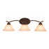 Trans Globe Lighting 2827 ROB Hollyslope 3 Light Rubbed Oil Bronze Bath Vanity Wall Light