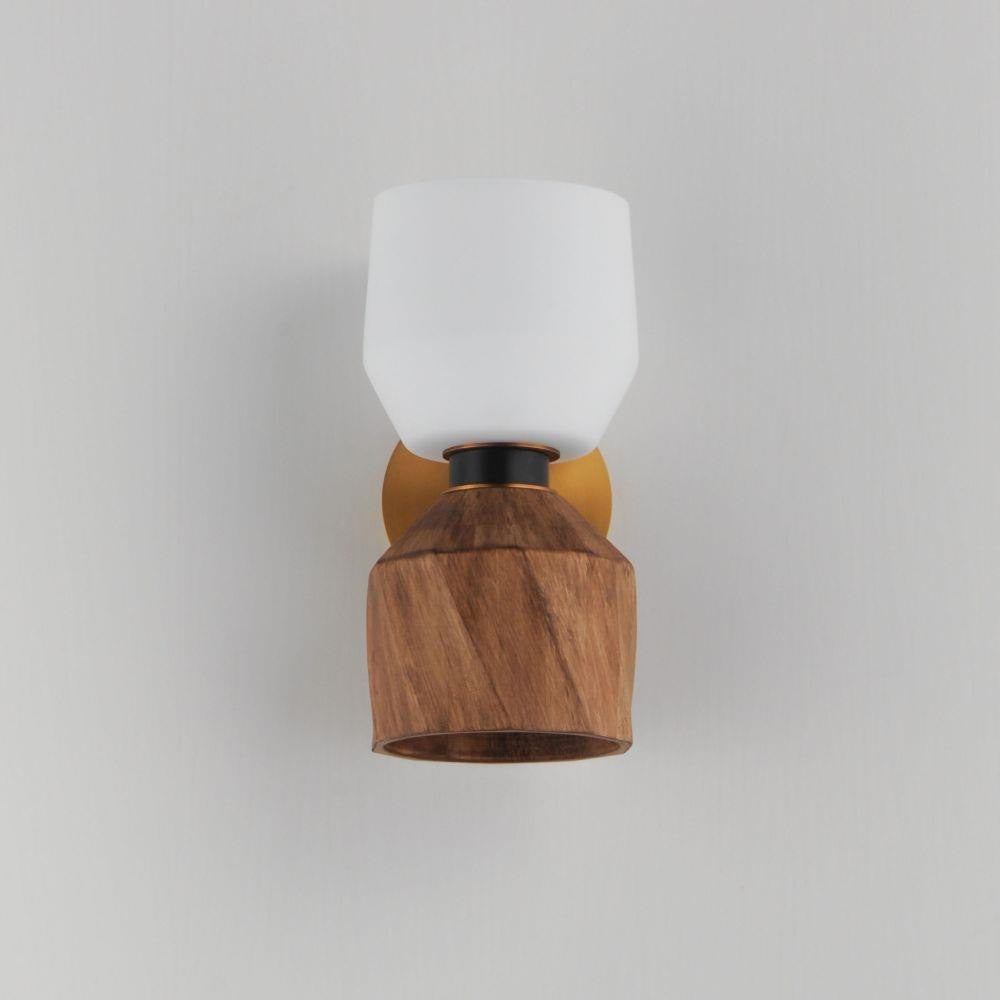 Maxim Lighting 28271DBZAB Akimbo 2 Light Wall Sconce in Dark Bronze and Antique Brass - Front View