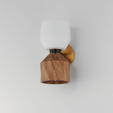 Maxim Lighting 28271DBZAB Akimbo 2 Light Wall Sconce in Dark Bronze and Antique Brass - Side Angle View