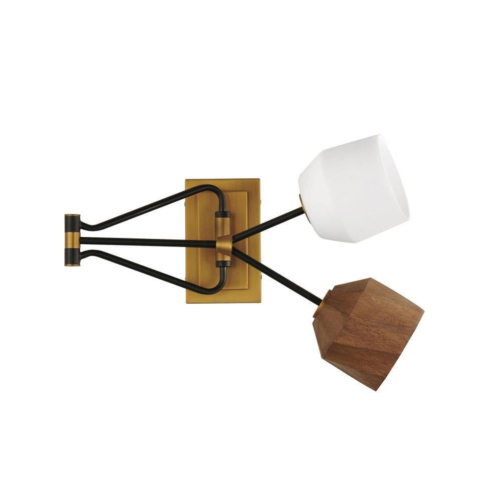 Maxim Lighting 28272DBZAB Akimbo 2 Light Wall Sconce product view on white background