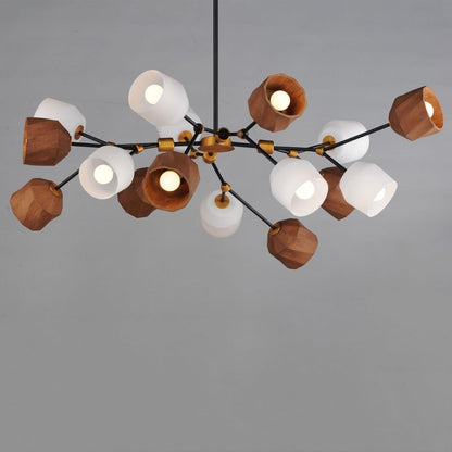 Maxim Lighting 28279DBZAB Akimbo Pendant - Angled View with Gray Background