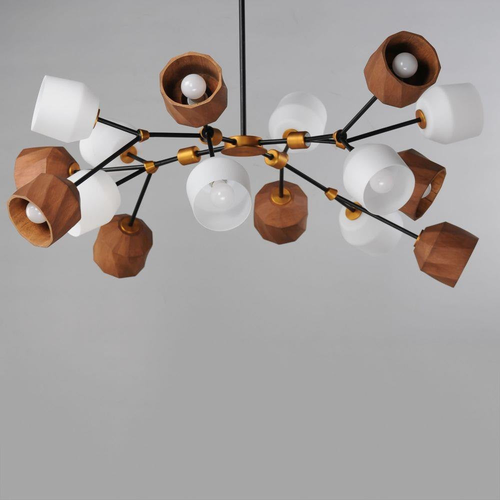 Maxim Lighting 28279DBZAB Akimbo Pendant - Close Angle View