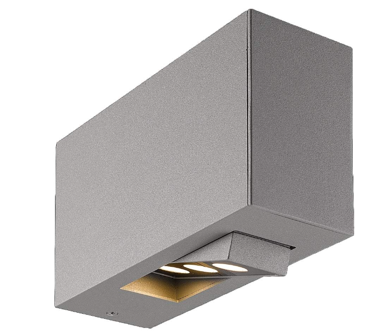 Eurofase Lighting 28280-019 Oscar LED 5 inch Marine Grey Outdoor Wall Mount