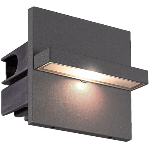 Eurofase Lighting 28294-023 Perma LED 4 inch Graphite Grey Outdoor Wall Mount