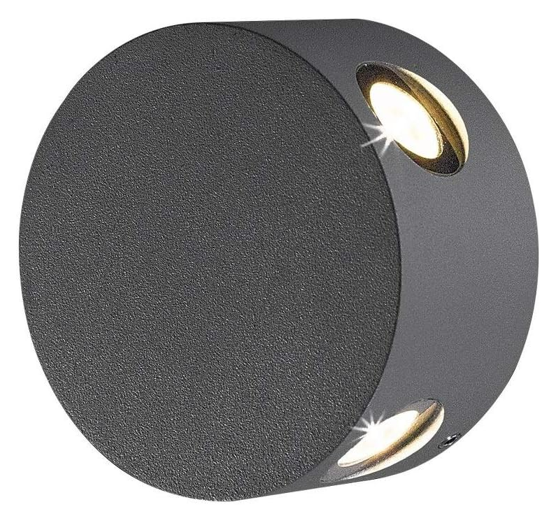 Eurofase Lighting 28296-027 Pass LED 2 inch Graphite Grey Outdoor Wall Mount