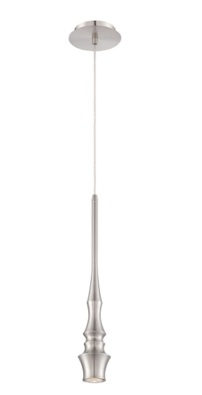 Eurofase Lighting 28405-024 Sano 3" Ceiling Round Pendant Light, Nickel Finish