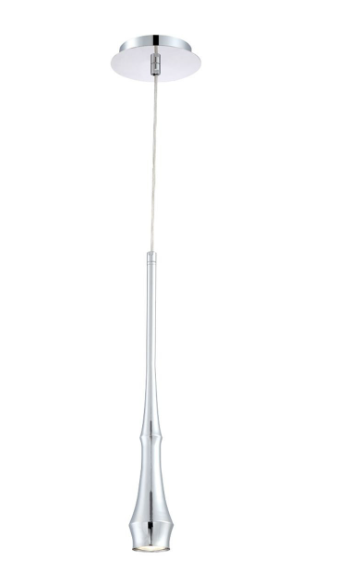 Eurofase Lighting 28406-014 Tala 3" Round Pendant Light, Chrome Finish