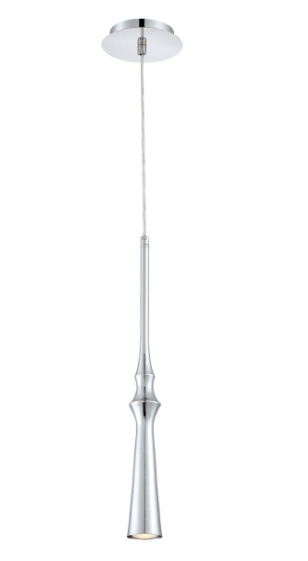 Eurofase Lighting 28407-011 Cani 2" Ceiling Pendant Light, Chrome Finish