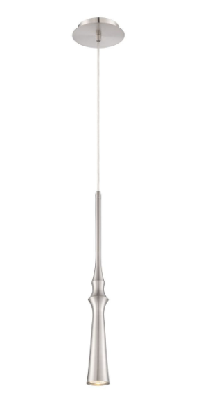 Eurofase Lighting 28407-028 Cani 2" Ceiling Pendant Light, Nickel Finish