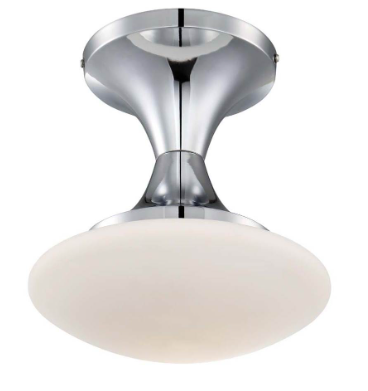 Eurofase Lighting 28547-020 Dallner 1 Ceiling Light LED Flush Mount Fixture, Chrome Finish