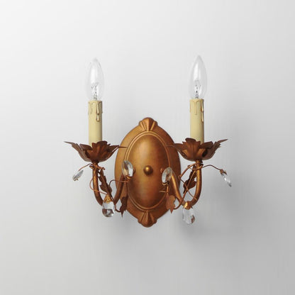 Maxim Lighting 2857EG Elegante 2 Light Etruscan Gold Wall Sconce Studio Shot