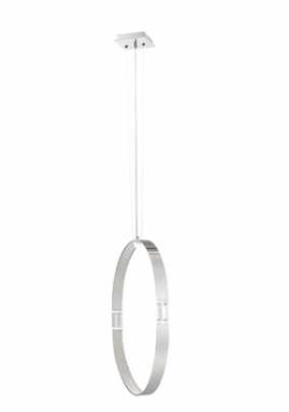 Eurofase Lighting 28600-015 Glade 2" Cord Pendant Ceiling Light, Chrome Finish