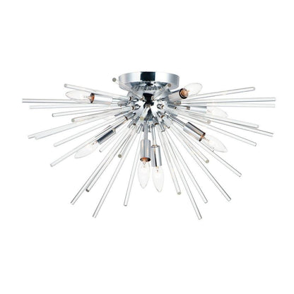 Maxim Lighting 28660CLPC Polaris 8 Light Polished Chrome Semi-Flush Ceiling Light - Full View