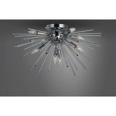 Maxim Lighting 28660CLPC Polaris 8 Light Semi-Flush Ceiling Light - Lifestyle Angle View