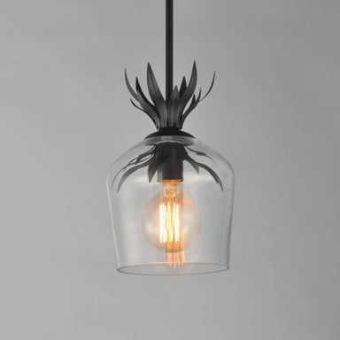 Maxim Lighting 2871AR Paloma Anthracite Pendant - Side Angle View