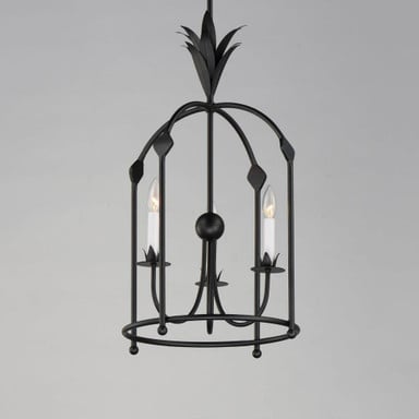 Maxim Lighting 2884AR Paloma Anthracite Foyer Chandelier Angle View