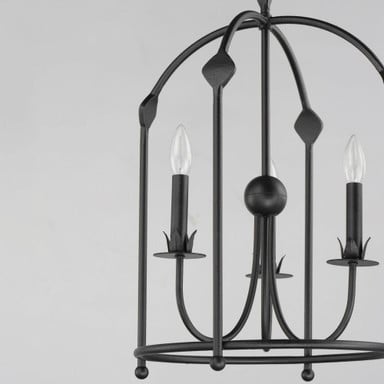 Maxim Lighting 2884AR Paloma Anthracite Foyer Chandelier Detail View