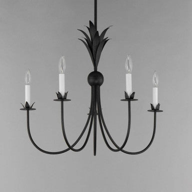 Maxim Lighting 2885AR Paloma Anthracite Chandelier - Angle View