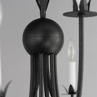 Maxim Lighting 2889GL Paloma Chandelier Center Sphere Detail