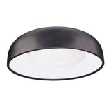 Kuzco Lighting FM13120-BK-5CCT Beacon 20 inch CCT LED Flush Mount in Black with Opal Glass