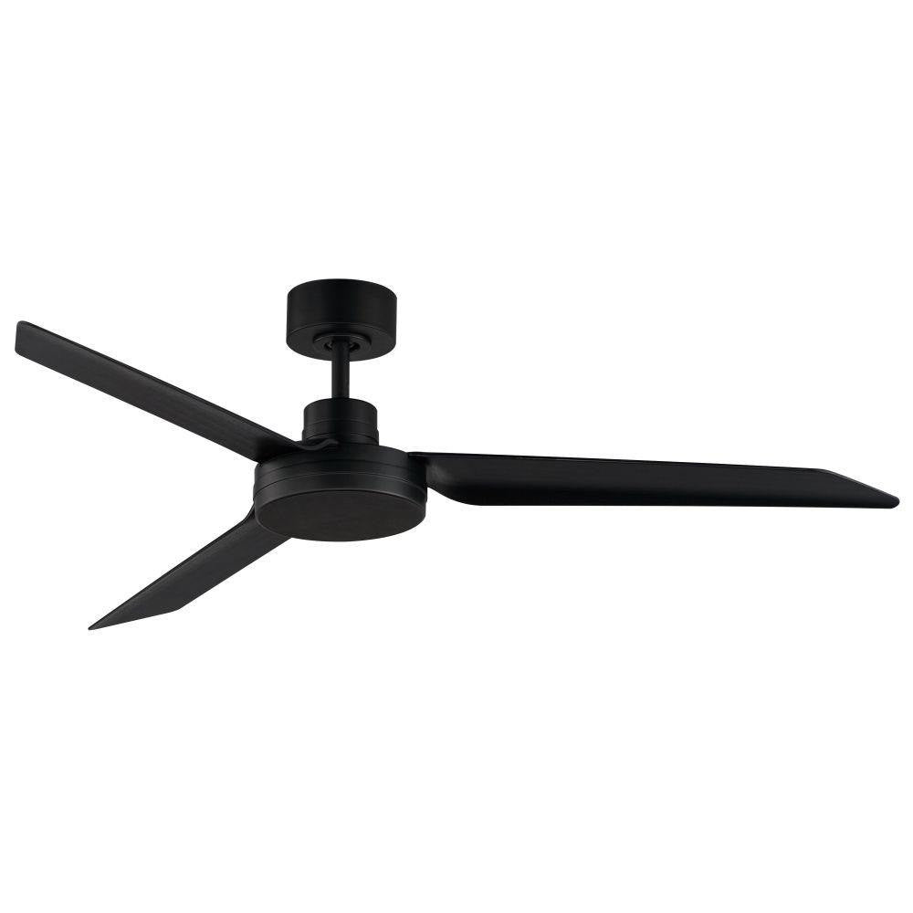 Maxim Lighting 88807BK Ultra Slim 52 Inch Black Ceiling Fan Full View