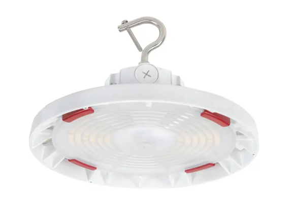Keystone KT-RHLED150PS-12CD-OSD-8CSB-VDIM-P-W XFit OpticSwap UFO LED High Bay, 23,100 Max Lumens, Selectable Wattage, Multi-Color Temperature, Voltage 120-277V