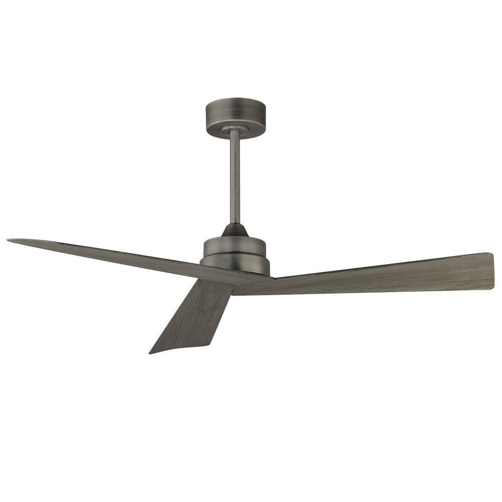 Maxim Lighting 88836NAB Vortex 3 Blade 52 inch Natural Aged Brass Ceiling Fan - full view on white background