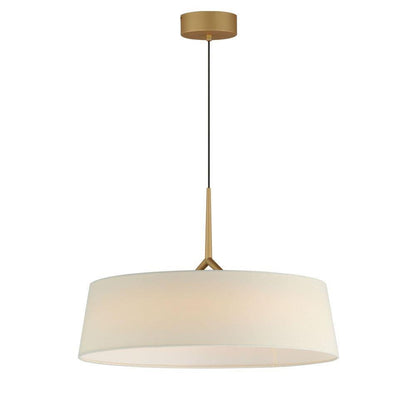 Maxim Lighting 10336WTBK Paramount 1 Light 21.25 inch Natural Aged Brass Pendant Ceiling Light