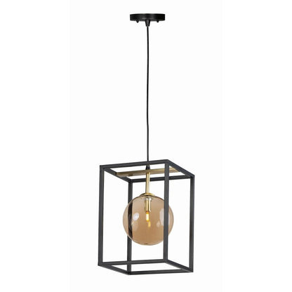 Maxim Lighting 11361MSKBKPC Fluid 1 Light 9.75 inch Black Pendant Ceiling Light