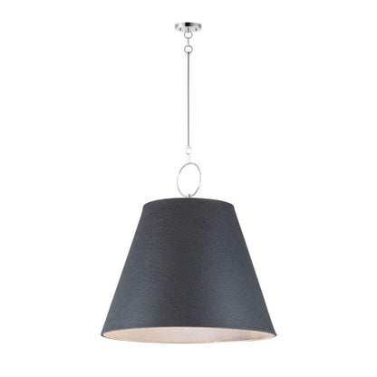 Maxim Lighting 14438GYSN Acoustic 1 Light 30 inch Grey Satin Nickel Pendant Ceiling Light