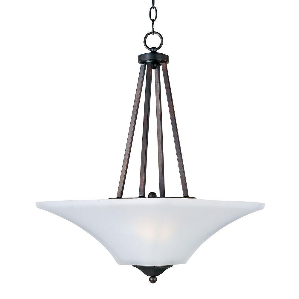 Maxim Lighting 20093FTSN Aurora 2 Light 16 inch Satin Nickel Pendant Ceiling Light
