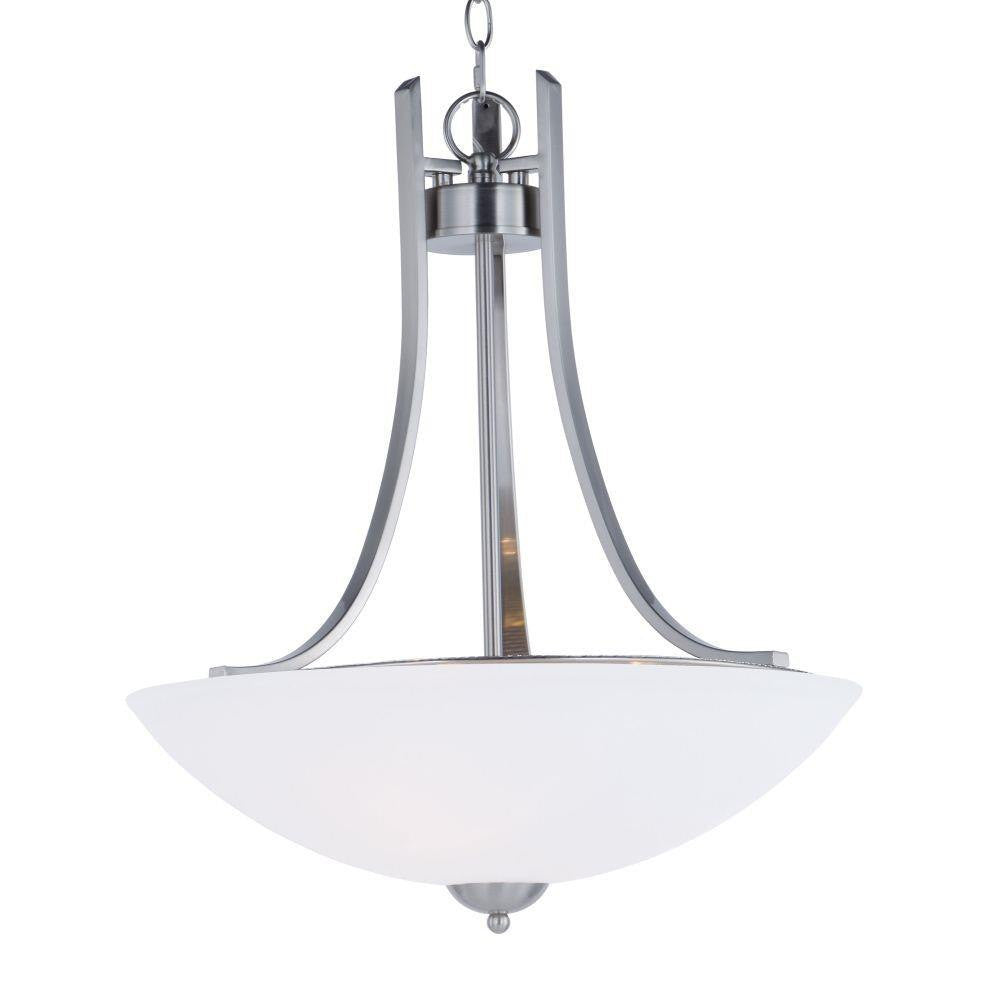 Maxim Lighting 21654SWSN Taylor 3 Light 19.5 inch Satin Nickel Pendant Ceiling Light