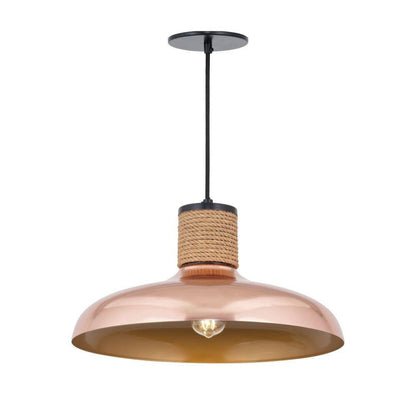 Maxim Lighting 22494CP Bingham 1 Light Copper Pendant Ceiling Light - Front View